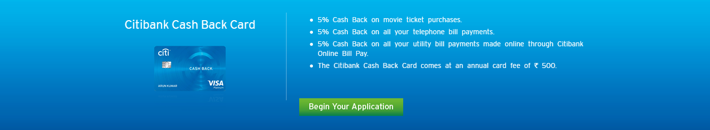 Citibank cashback card
